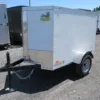 Covered Wagon 4x6 Enclosed Cargo Trailer, 2000 lbs GVWR