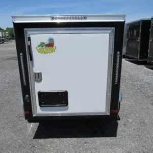 Covered Wagon 4x6 Enclosed Cargo Trailer, 2000 lbs GVWR