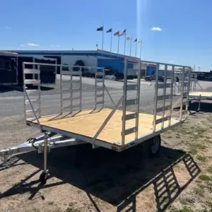 Cargo Pro 8 x 9 Aluminum ATV Trailer – 4′ Aluminum Ramps, 2200 lbs GVWR