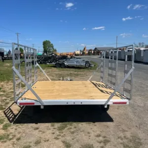 Cargo Pro 8 x 9 Aluminum ATV Trailer – 4′ Aluminum Ramps, 2200 lbs GVWR