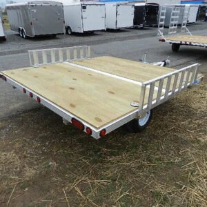Cargo Pro 8 x 9 Aluminum (2) Place ATV Trailer – Aluminum Ramps, 2200 lbs GVWR
