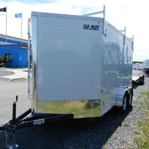 Car Mate 7 x 12 V-Nose Enclosed Trailer