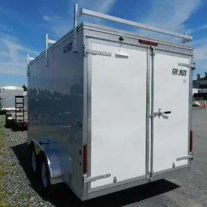 Car Mate 7 x 12 V-Nose Enclosed Trailer