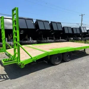 BWise 8 x 20 Deckover Equipment Trailer Ladder Ramps