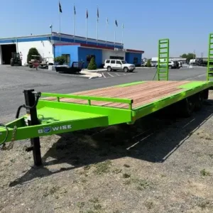 BWise 8 x 20 Deckover Equipment Trailer Ladder Ramps