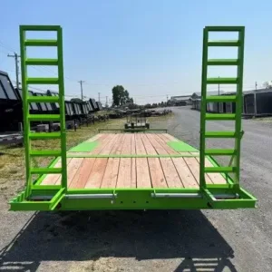 BWise 8 x 20 Deckover Equipment Trailer Ladder Ramps