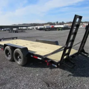 Carry On 7 x 18 Equipment Trailer Ladder Ramps