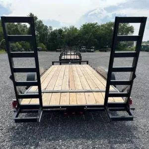 Carry On 7 x 18 Low Profile Equipment Trailer Ladder Ramps