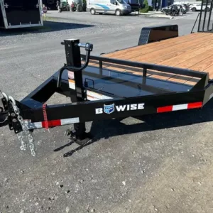 BWise 7 x 18 Low Profile Equipment Trailer, 14000 lbs GVWR