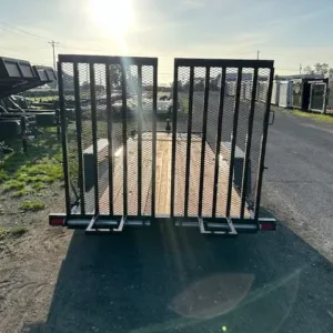 BWise 7 x 18 Equipment Trailer Split Landscape Ramp (PET-EQP-0017), 9990 lbs GVWR