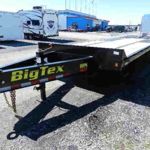 Big Tex 8.5 x 25 Heavy Duty Deckover Equipment Trailer Mega Ramps, 23900 lbs GVWR
