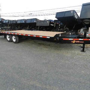 BWise 8 x 24 Deckover Equipment Trailer Wedge Style Ramps, 15400 lbs GVWR