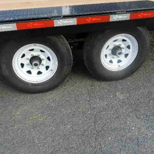 BWise 8 x 24 Deckover Equipment Trailer Wedge Style Ramps, 15400 lbs GVWR