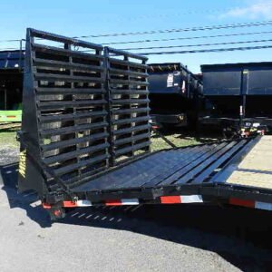 Big Tex 8.5 x 25 Deckover Equipment Trailer Mega Ramps, 15900 lbs GVWR