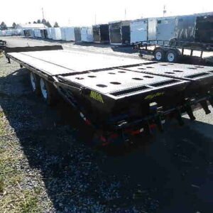 Big Tex 8.5 x 25 Deckover Equipment Trailer Mega Ramps, 15900 lbs GVWR