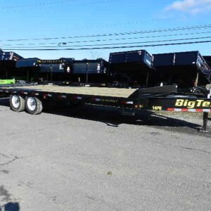Big Tex 8.5 x 25 Deckover Equipment Trailer Mega Ramps, 15900 lbs GVWR
