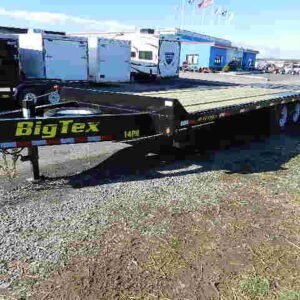 Big Tex 8.5 x 25 Deckover Equipment Trailer Mega Ramps, 15900 lbs GVWR