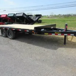 Big Tex 102" x 16′ Deckover Equipment Trailer Slide Out Ramps, 14000 lbs GVWR