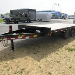 Big Tex 102" x 16′ Deckover Equipment Trailer Slide Out Ramps, 14000 lbs GVWR