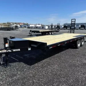 Premier 8.5 x 24 Deckover Equipment Trailer Ladder Ramps, 14000 lbs GVWR