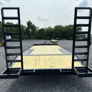 Premier 8 x 20 Deckover Equipment Trailer Ladder Ramps, 9990 lbs GVWR