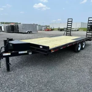 Premier 8 x 20 Deckover Equipment Trailer Ladder Ramps, 9990 lbs GVWR