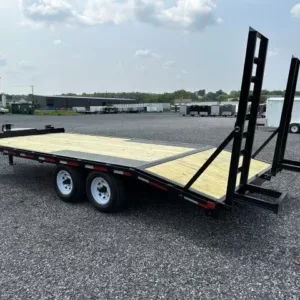 Premier 8 x 20 Deckover Equipment Trailer Ladder Ramps, 9990 lbs GVWR