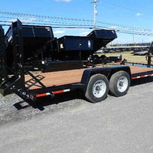 BWise 7 x 18 Heavy Duty Equipment Trailer Ladder Ramps