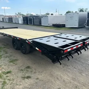 CAM Superline 8 x 25 Deckover Equipment Trailer Super Ramps
