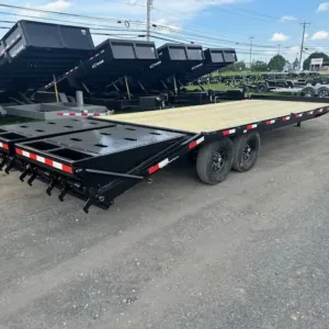 CAM Superline 8 x 25 Deckover Equipment Trailer Super Ramps