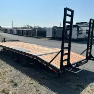 BWise 8.5 x 24 Deckover Equipment Trailer Ladder Ramps