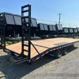 BWise 8.5 x 24 Deckover Equipment Trailer Ladder Ramps