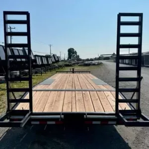 BWise 8.5 x 24 Deckover Equipment Trailer Ladder Ramps