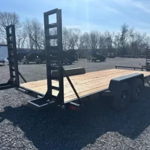 BWise 7 x 18 Low Profile LE Equipment Trailer Ladder Ramps