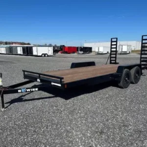BWise 7 x 18 Low Profile LE Equipment Trailer Ladder Ramps