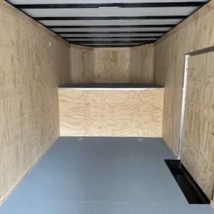 Car Mate 8.5 x 38 Enclosed Gooseneck Trailer Aluminum Wheels