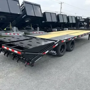 CAM Superline 8 x 25 Deckover Gooseneck Equipment Trailer