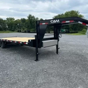 CAM Superline 8 x 25 Gooseneck Deckover Equipment Trailer (PET-GSN-0016)