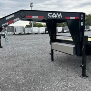 CAM Superline 8 x 25 Gooseneck Deckover Equipment Trailer (PET-GSN-0016)