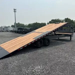 BWise 8 x 28 Gooseneck Deckover Equipment Trailer