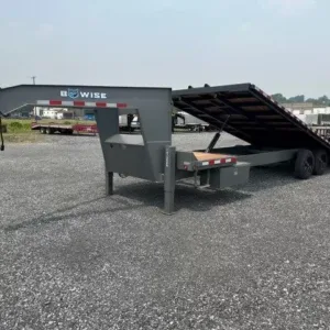 BWise 8 x 28 Gooseneck Deckover Equipment Trailer