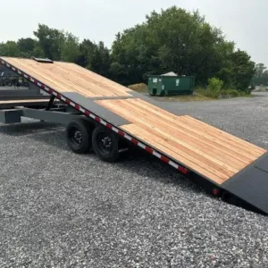 BWise 8 x 28 Gooseneck Deckover Equipment Trailer