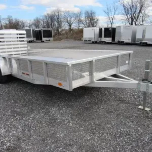 Sport Haven 7x18 Aluminum Landscape Trailer Heavy Duty Ramp, 7000 lbs GVWR