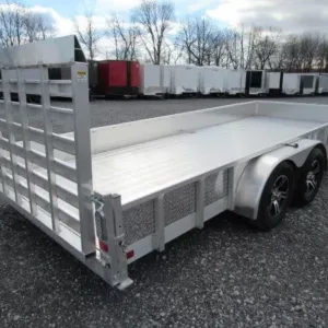 Sport Haven 7x18 Aluminum Landscape Trailer Heavy Duty Ramp, 7000 lbs GVWR