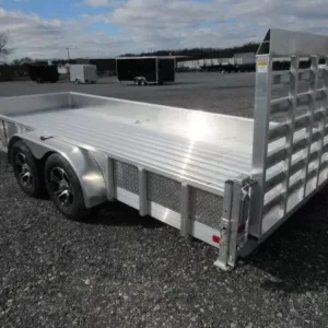 Sport Haven 7x18 Aluminum Landscape Trailer Heavy Duty Ramp, 7000 lbs GVWR