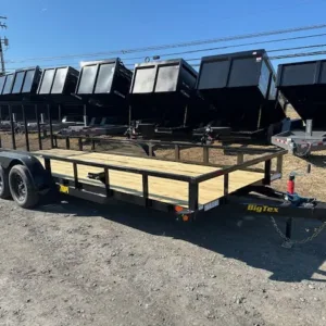 Big Tex 7 x 20 Landscape Utility Trailer Ramp Gate, 7000 lbs GVWR