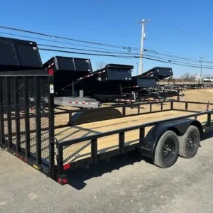 Big Tex 7 x 20 Landscape Utility Trailer Ramp Gate, 7000 lbs GVWR