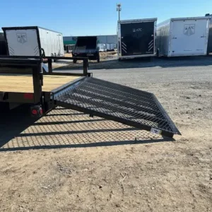 Big Tex 7 x 18 Landscape Utility Trailer 7K Ramp Gate, 7000 lbs GVWR