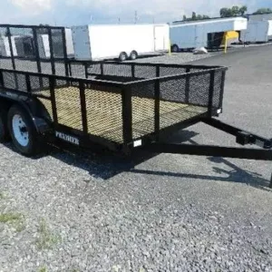 Premier 6.4 x 12 Landscape Utility Trailer (PET-LSC-0032), 7000 lbs GVWR