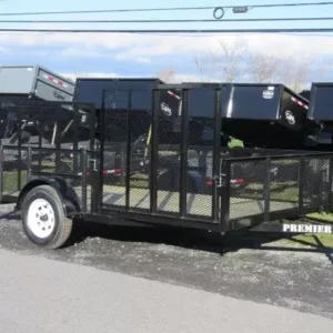 Premier 7 x 12 Landscape Utility Trailer, 2995 lbs GVWR